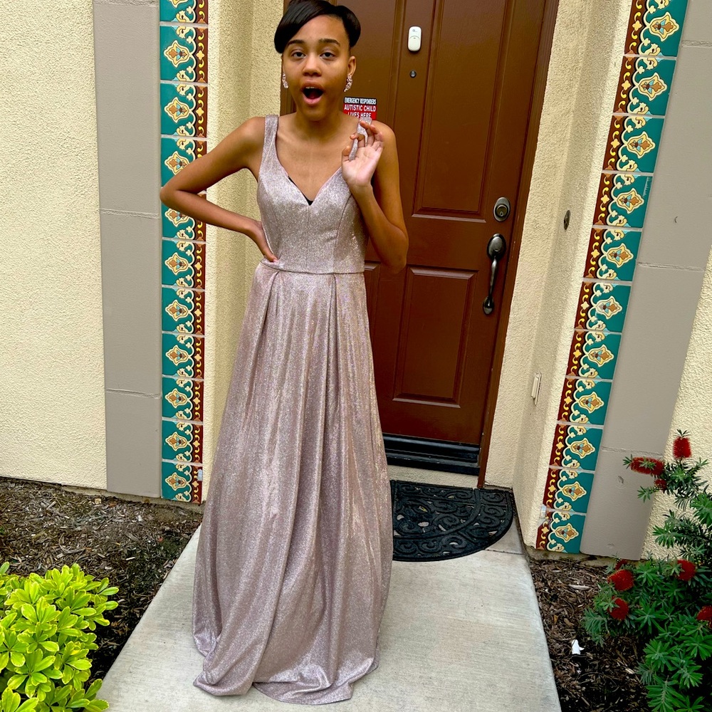 Rose gold dress
